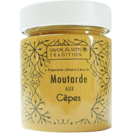 Moutarde saveur cèpes – Savor et sens