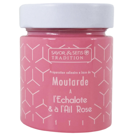 Moutarde Echalote & ail rose – Savor et Sens