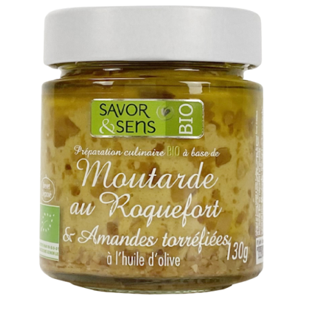 Moutarde Bio au Roquefort...