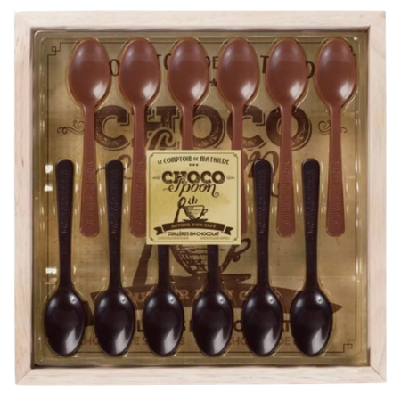 Choco'Spoons Chocolats Noir & Lait - Le Comptoir de Mathilde