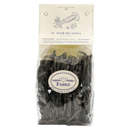 Tagliatelles Nids Noir de Sepia – Pâtes Fabre