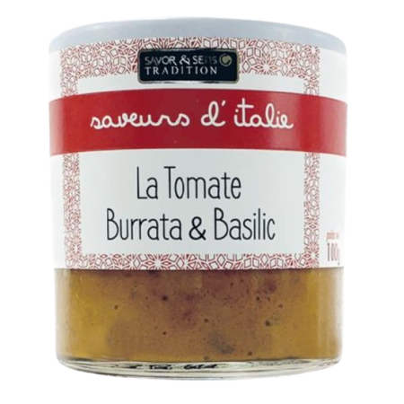 Tomate, burrata et basilic – Savor et Sens