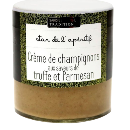 Crème champignons aux brisures de truffe et parmesan – Savor&Sens