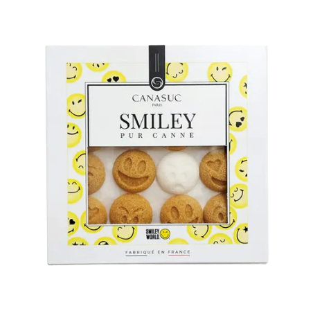 Sucres "SMILEY", Boite fenêtre - Canasuc